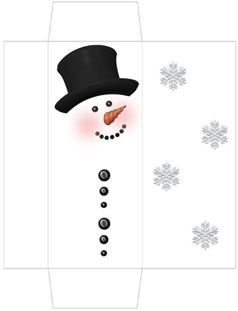 Free Printable Snowman Candy Bar Wrappers